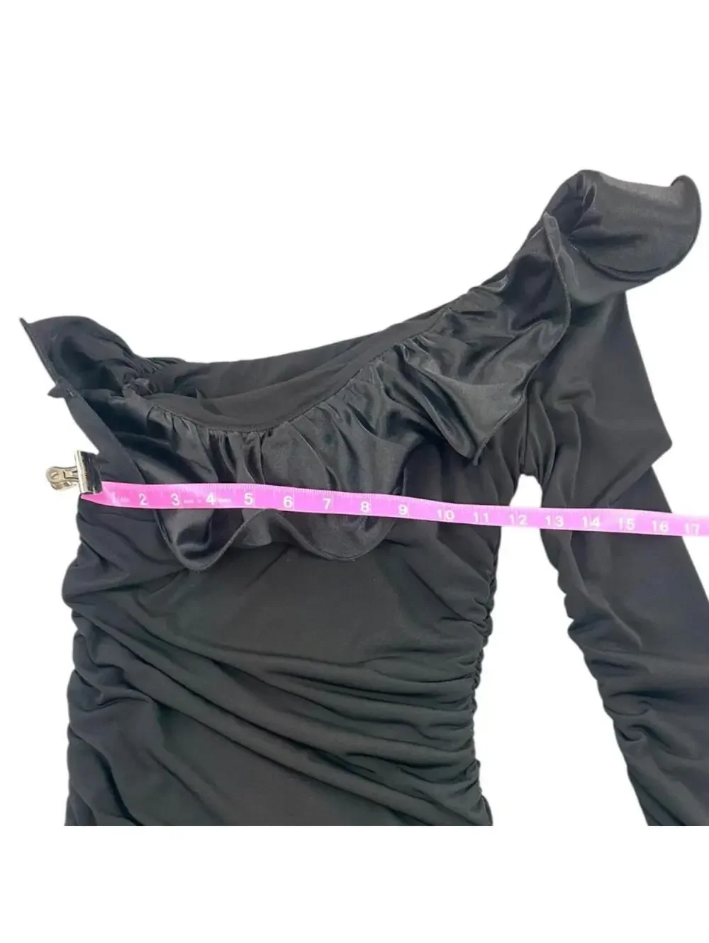 Y2K Arden B. Ruffled‎ One Shoulder Mini Dress